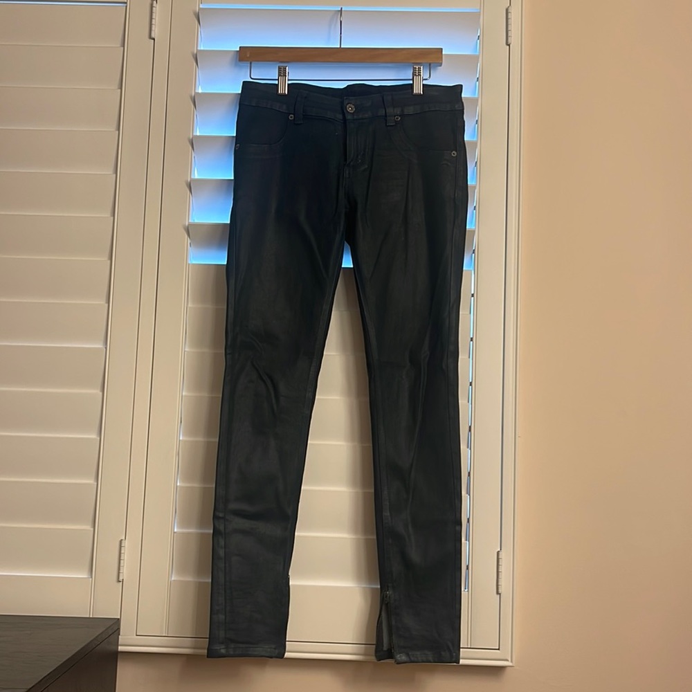 Carmat metallic coated jeans